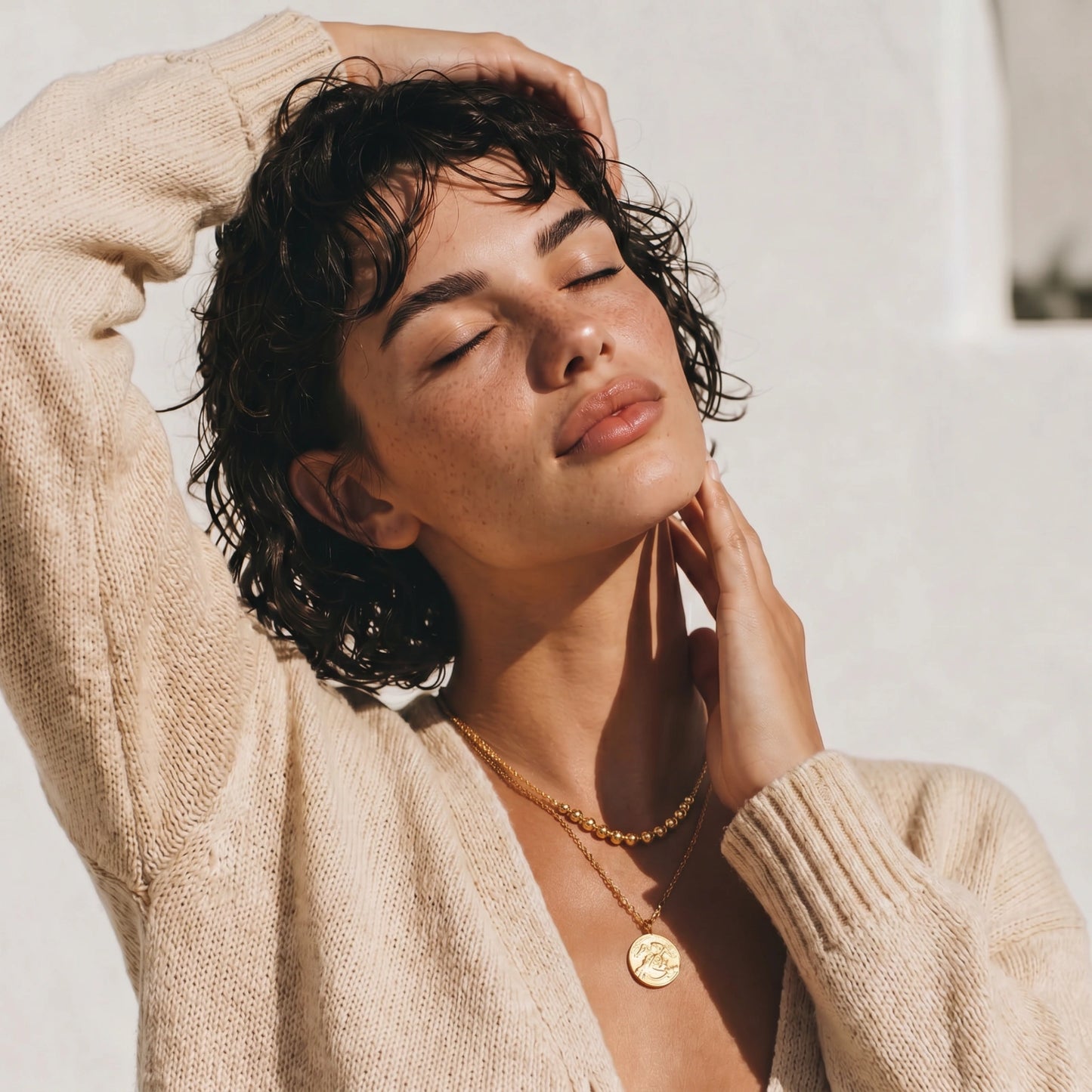 Golden Sphere Necklace | Inseparable Jewelry