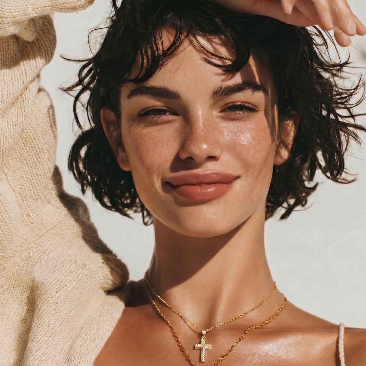 Divine Radiance Cross Necklace | Inseparable Jewelry