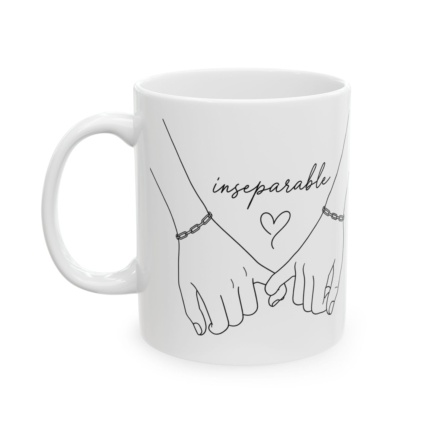 Inseparable Ceramic Mug, (11oz, 15oz)