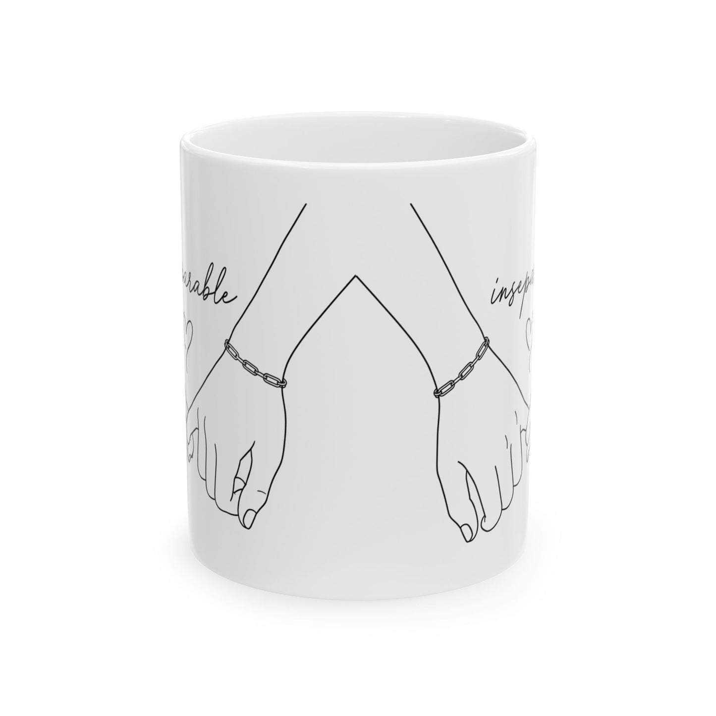 Inseparable Ceramic Mug, (11oz, 15oz)